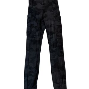lululemon athletica Black Camo Leggings size 2